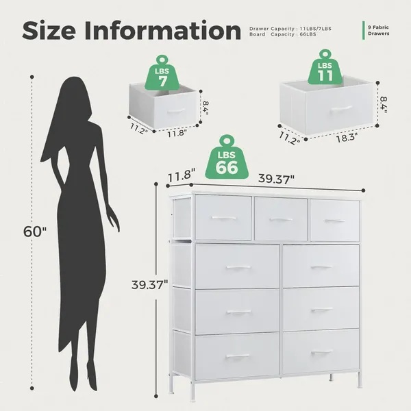 Storage Drawer Wardrobe Tall Cabinet Storage Cabinet - Image 5