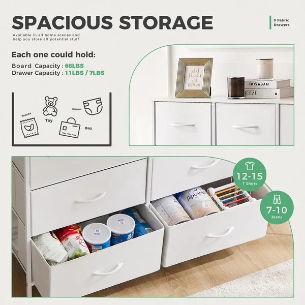 Storage Drawer Wardrobe Tall Cabinet Storage Cabinet - Image 6